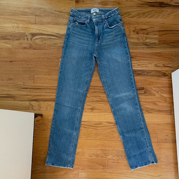 PAIGE Sarah High-Rise Straight-Leg Jeans - Picture 1 of 9